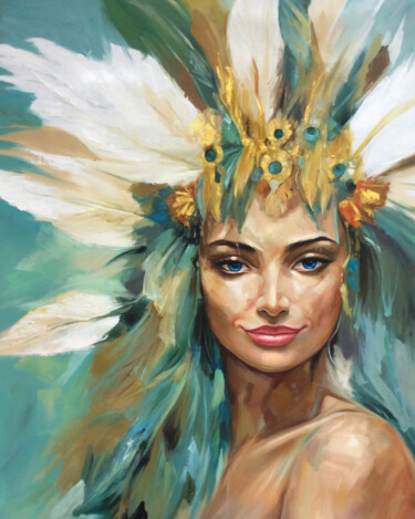 Goldene Königin Geist der Azteken